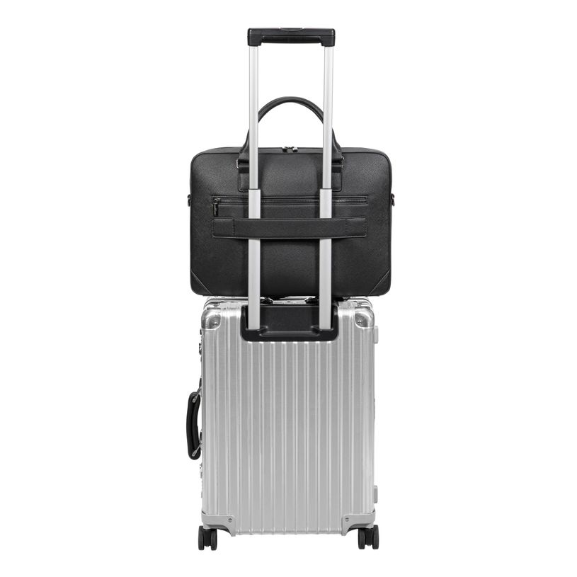 3135257824226-Saint-Martin - Sacoche ordinateur noir Noah - 1 compartiment - 15,6" - Viquel-P_405223240_4-3