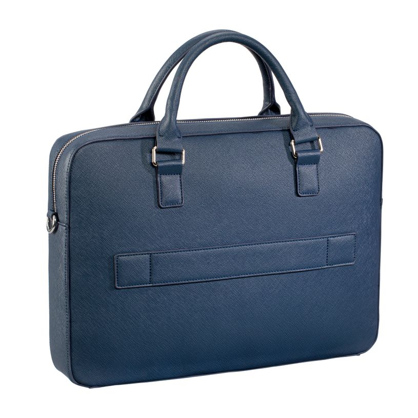 3135257824233-Saint-Martin - Sacoche ordinateur bleu Camille - 1 compartiment - 15,6" - Viquel-P_405223241_2-1