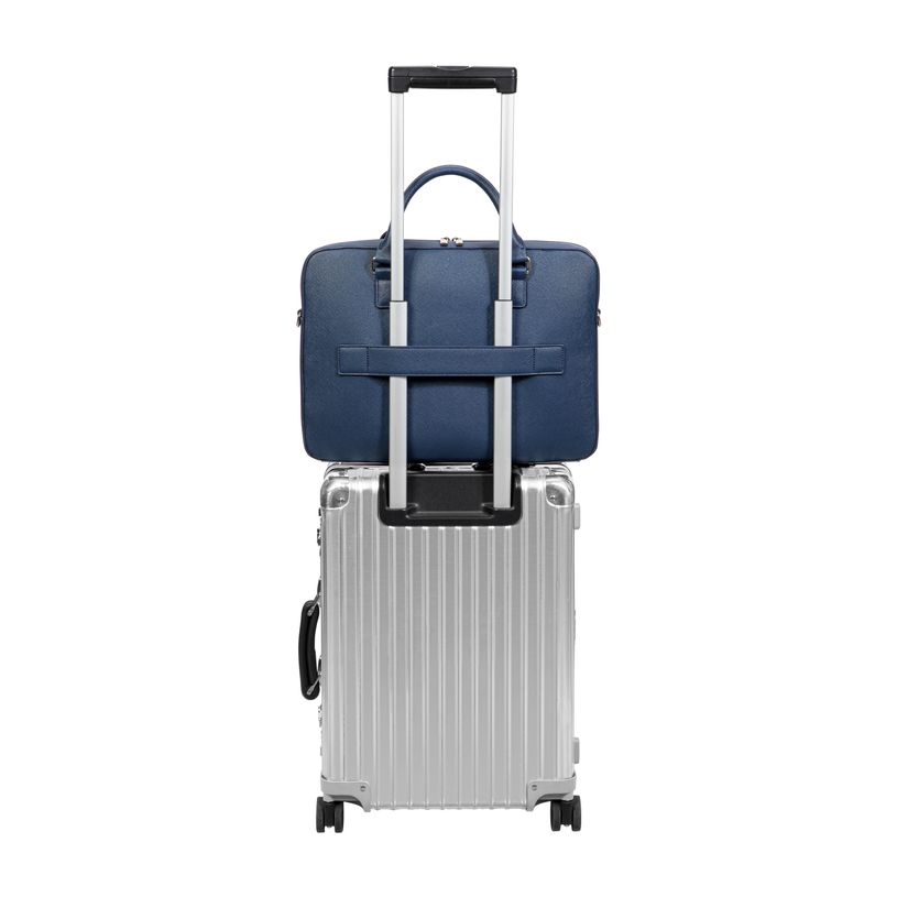 3135257824233-Saint-Martin - Sacoche ordinateur bleu Camille - 1 compartiment - 15,6" - Viquel-P_405223241_4-3