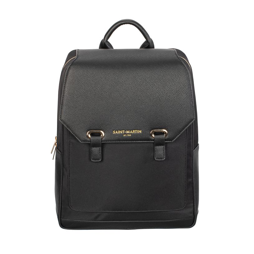 3135257864222-Saint-Martin - Sac à dos pour ordinateur noir Louise - 1 compartiment - 15,6" - Viquel-P_405223242_2-1