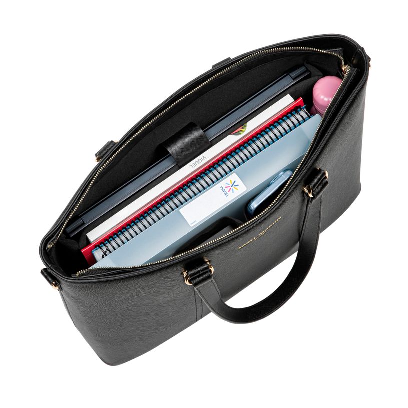 3135257844224-Saint-Martin - Sac cabas pour ordinateur noir Alba _ 1 compartiment - 15,6" - Viquel-P_405223243_3-2