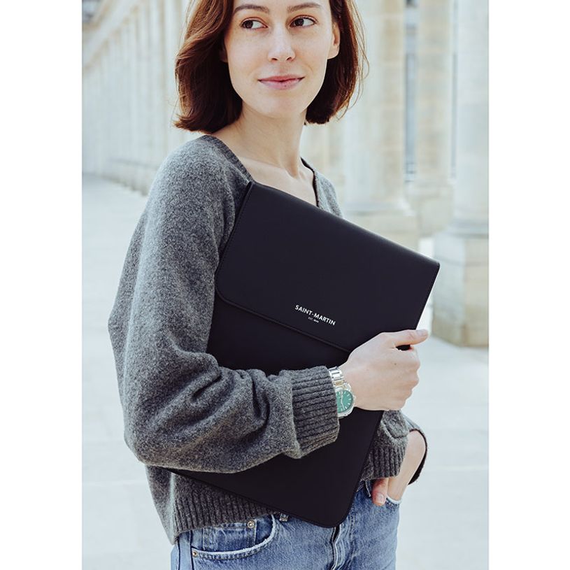 3135258024229-Saint-Martin - Housse d'ordinateur modulable noir Andrea - 13" - Viquel -P_405223247_6-5