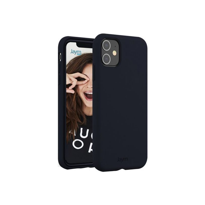 3701263515870-JAYM CLASSIC - Coque de protection pour téléphone portable - microfibre - compatibilité avec MagSafe - silicone de qualité supérieure - bleu -P_405223346_1-0