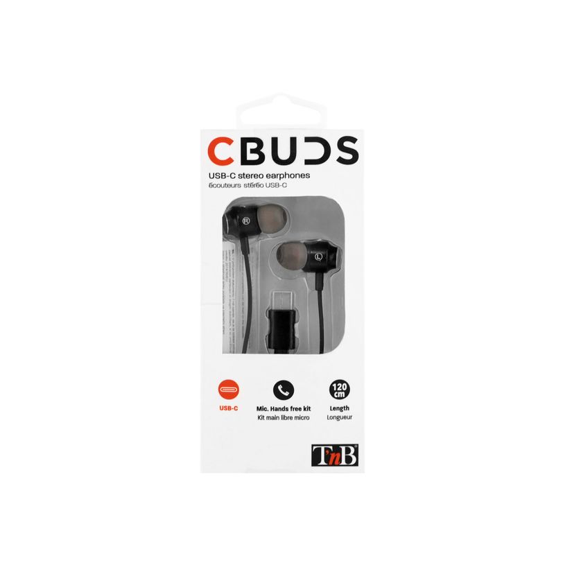 0404052234916-T'nB C-BUDS - Écouteurs filaire avec micro - intra-auriculaire - noir-P_405223491_10-9