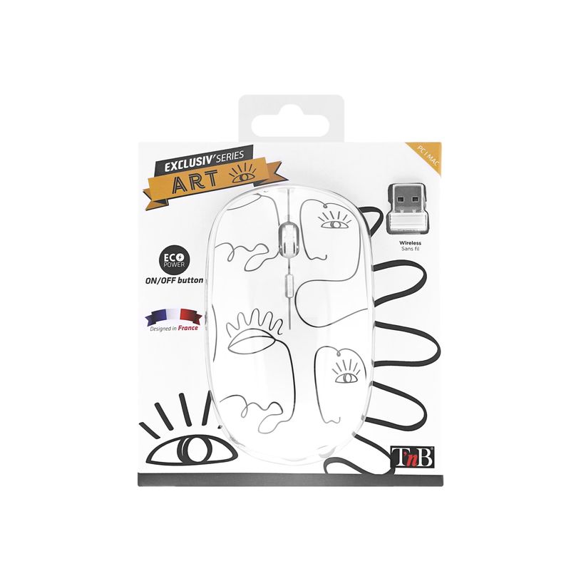 3303170109977-T'nB EXCLUSIV' ART - Souris sans fil - 3 boutons -P_405223498_5-3