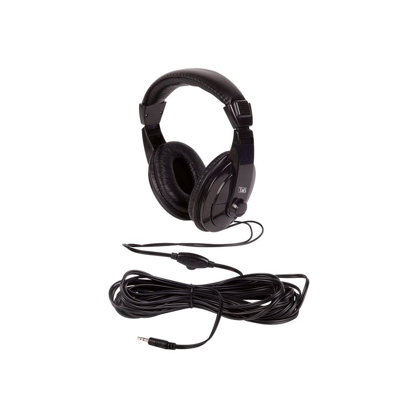 3303170049761-T'nB Wired TV Headphones - Écouteurs filaire - circum-aural - noir-P_405223505_1-0