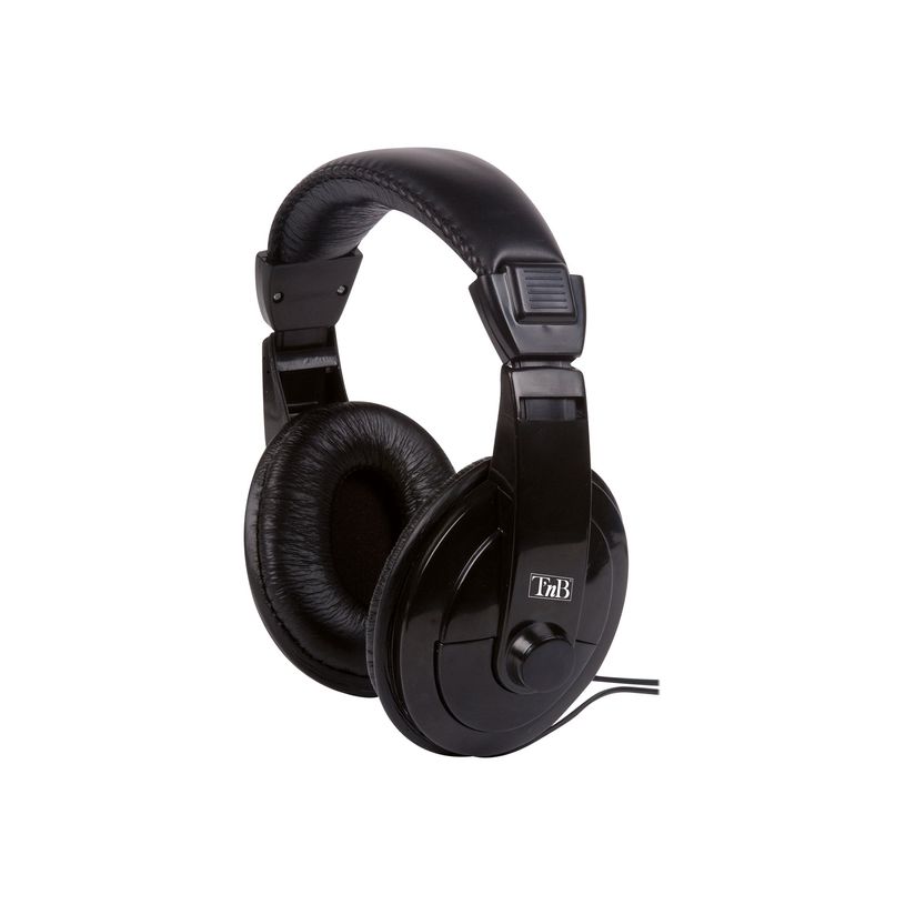 3303170049761-T'nB Wired TV Headphones - Écouteurs filaire - circum-aural - noir-P_405223505_2-1