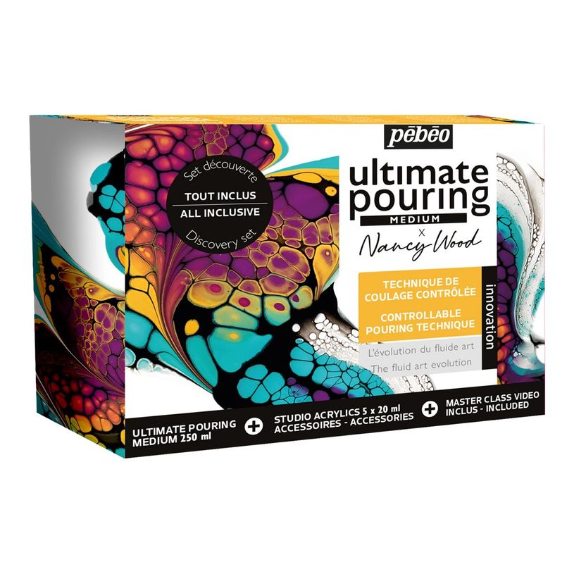 3167865247036-Pebeo Ultimate Pouring x Nancy Wood Discovery - Ensemble moyen - peinture à base d'eau - -P_405223523_1-2