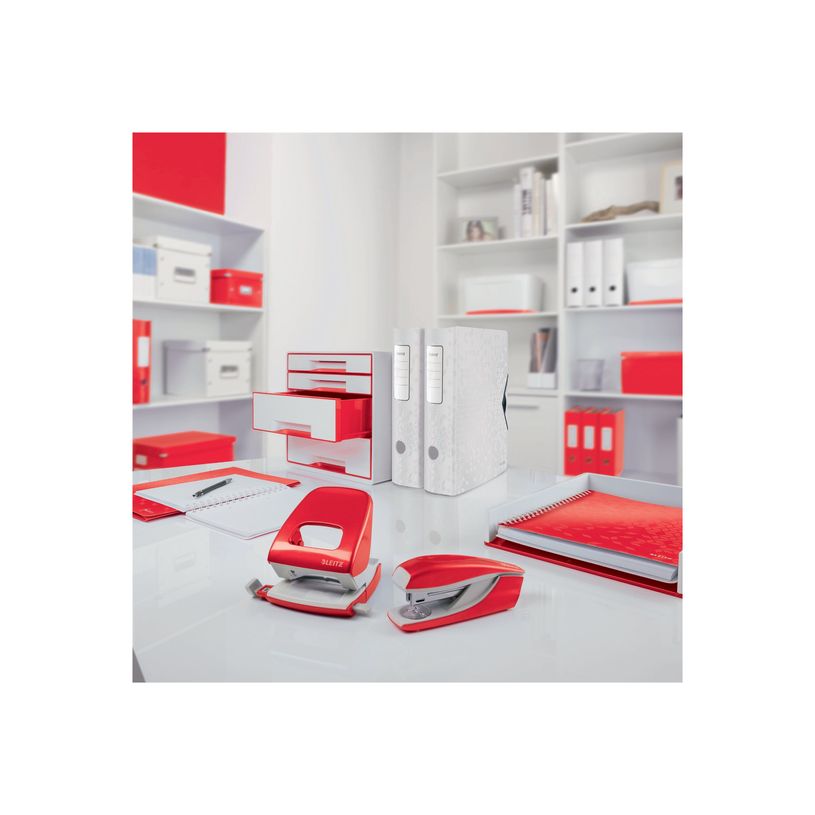 4002432135479-Leitz WOW 5502 - Agrafeuse - 30 feuilles / 3 mm - 24/6, 26/6 - plastique, métal - rouge-P_405223547_1-2