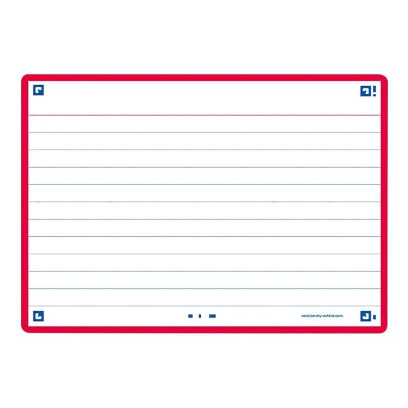 3020120153438-Oxford FLASH 2.0 - 80 Fiche d'index - A6 (105 x 148 mm) - ligné -  blanc-P_405223599_3-2