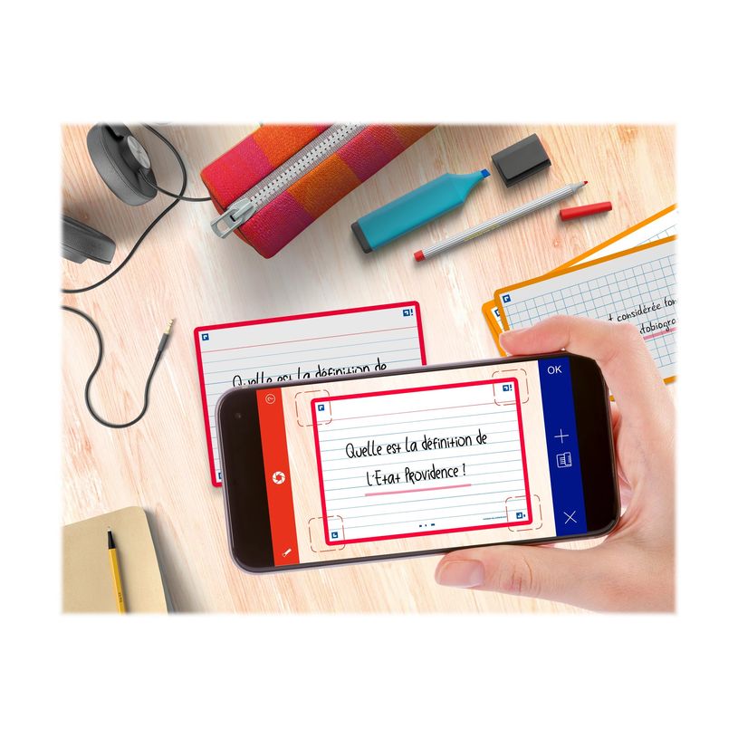 3020120153438-Oxford FLASH 2.0 - 80 Fiche d'index - A6 (105 x 148 mm) - ligné -  blanc-P_405223599_7-6