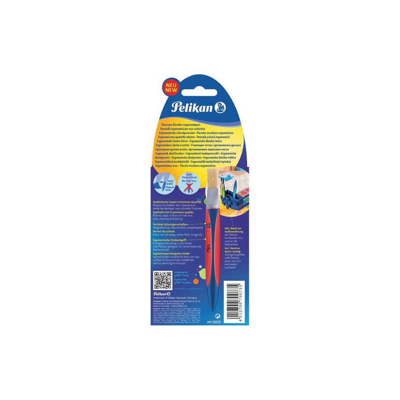 4012700700735-Pelikan griffix GPI5T - Lot de pinceaux - 5 parties-P_405223630_7-5