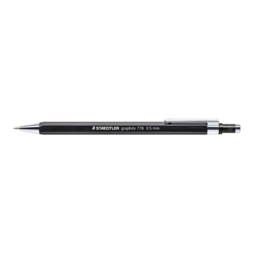 4007817140222-STAEDTLER graphite 778 - Porte-mine - 0.5 mm - rétractable - avec gomme (pack de 10)-P_405223638_2-0
