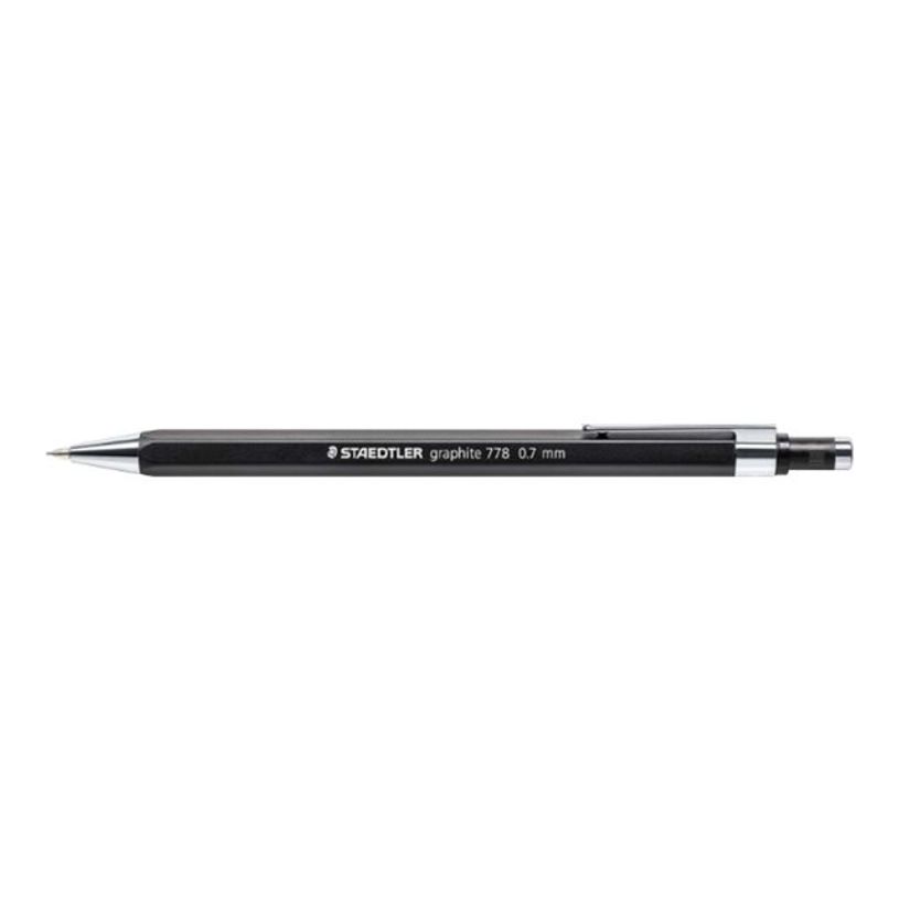 4007817140260-STAEDTLER graphite 778 - Porte-mine - 0.7 mm - rétractable - avec gomme (pack de 10)-P_405223639_2-0