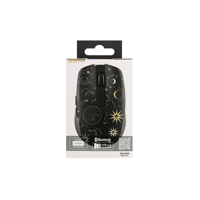 3303170117989-T'nB EXCLUSIV' ASTRO - Souris sans fil - rechargeable - 6 boutons - noir-P_405223734_1-3