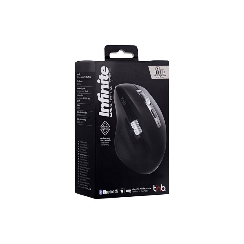 3303170117446-T'nB INFINITEPRO - Souris sans fil - ergonomique - 7 boutons - noir-P_405223737_2-7