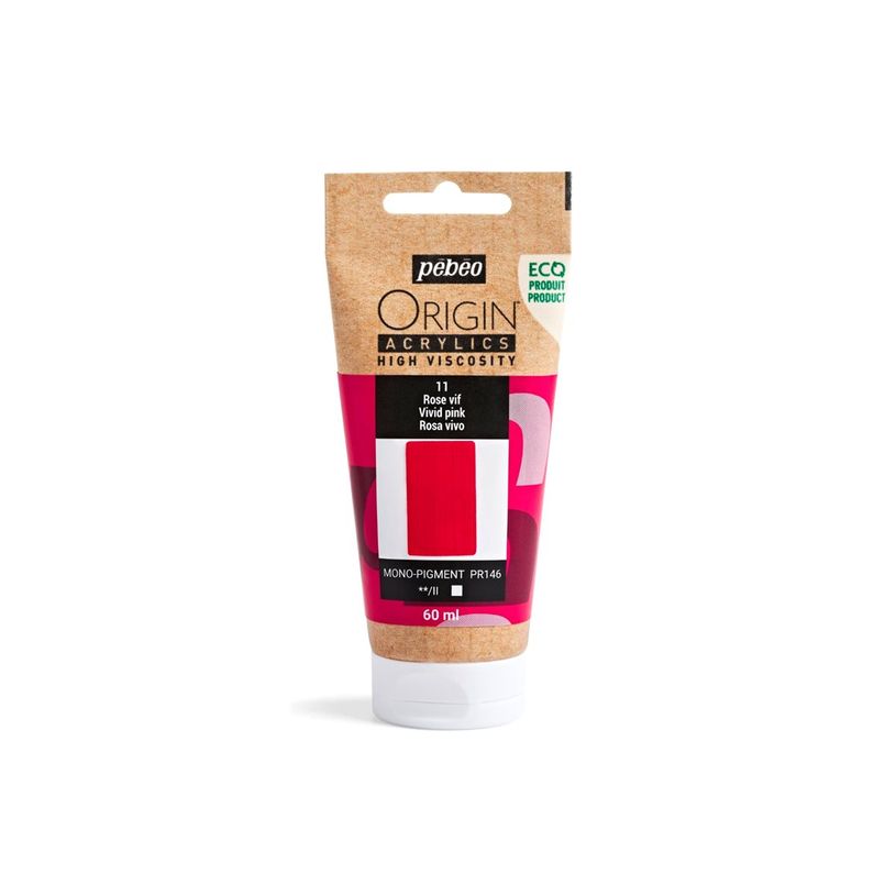3167868170119-Pebeo Origin - Peinture - acrylique à base d'eau - virgin pink - transparent - mat - 60 m-P_405223778_2-0