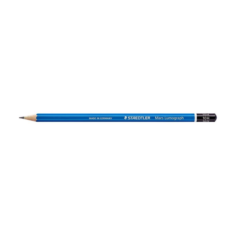 4007817048160-STAEDTLER Mars Lumograph 100 - Crayon - graphite - pour film de dessin mat - 10H - gris - -P_405223802_1-0