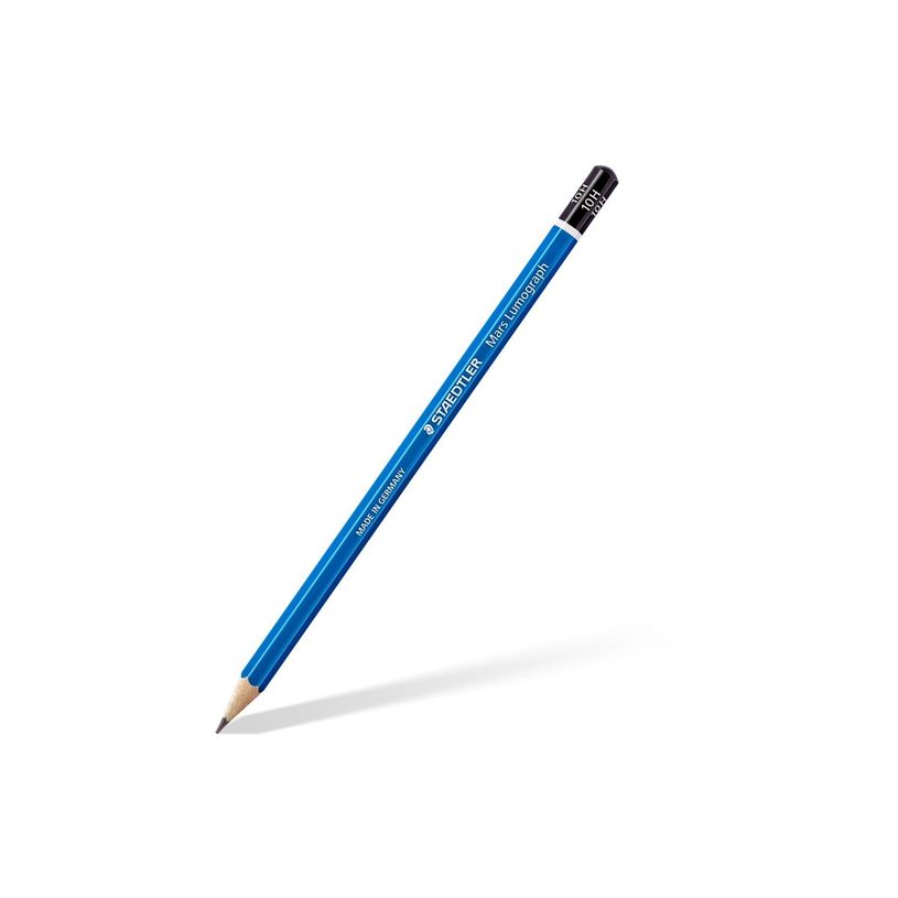 4007817048160-STAEDTLER Mars Lumograph 100 - Crayon - graphite - pour film de dessin mat - 10H - gris - -P_405223802_2-1