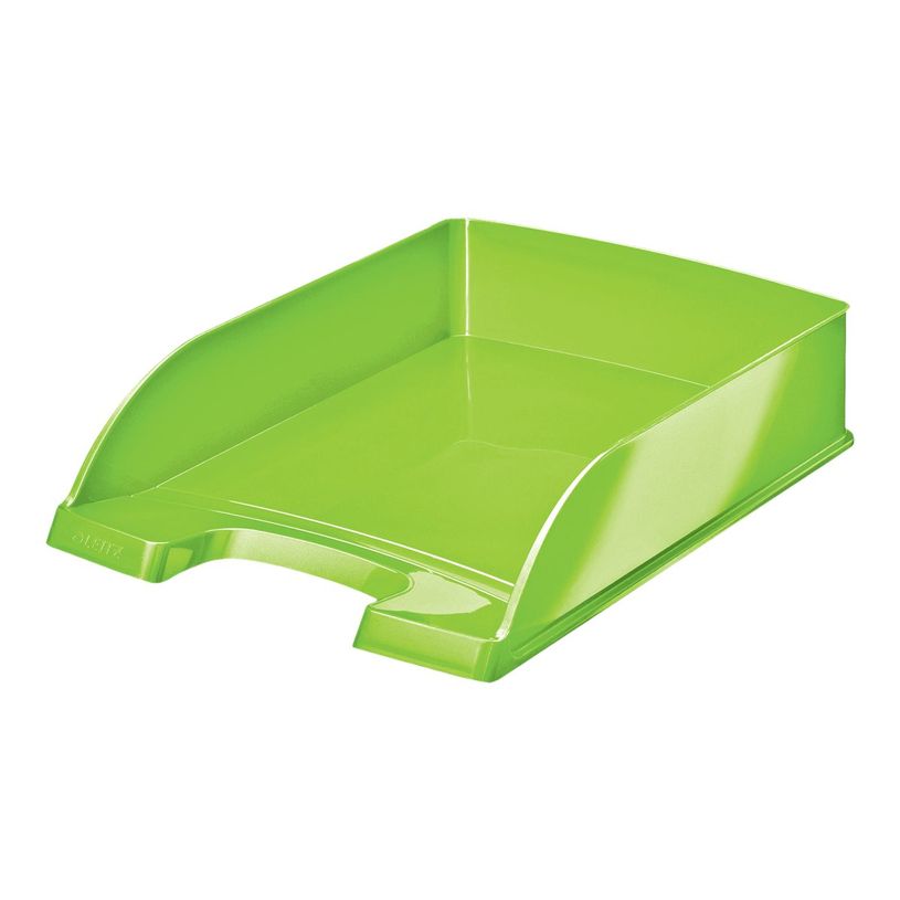 4002432123612-Leitz WOW - Corbeille à courrier - pour A4 - vert-P_405223836_6-5