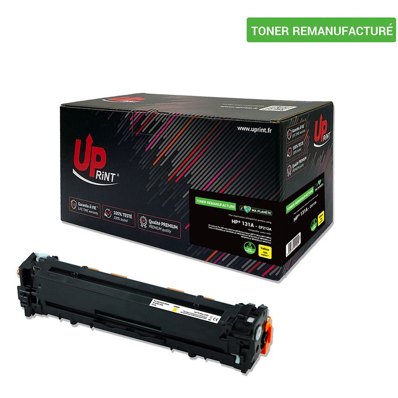 3584770912451-Cartouche laser remanufacturée HP 131A - jaune - Uprint--1
