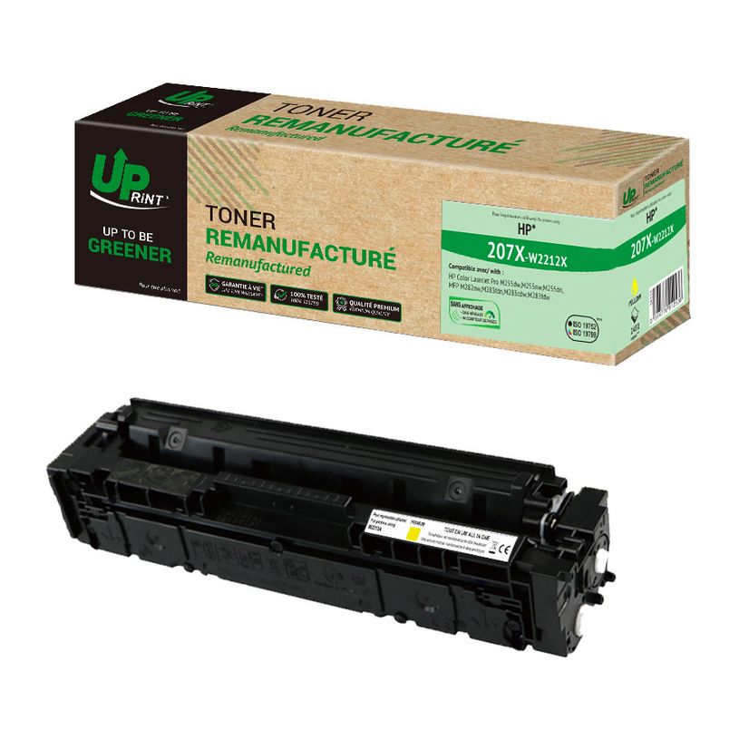 3584770912536-UPrint H.207XY - 40 gramo - amarillo - compatible - caja - refabricado - cartucho de tóner (alternativ--3