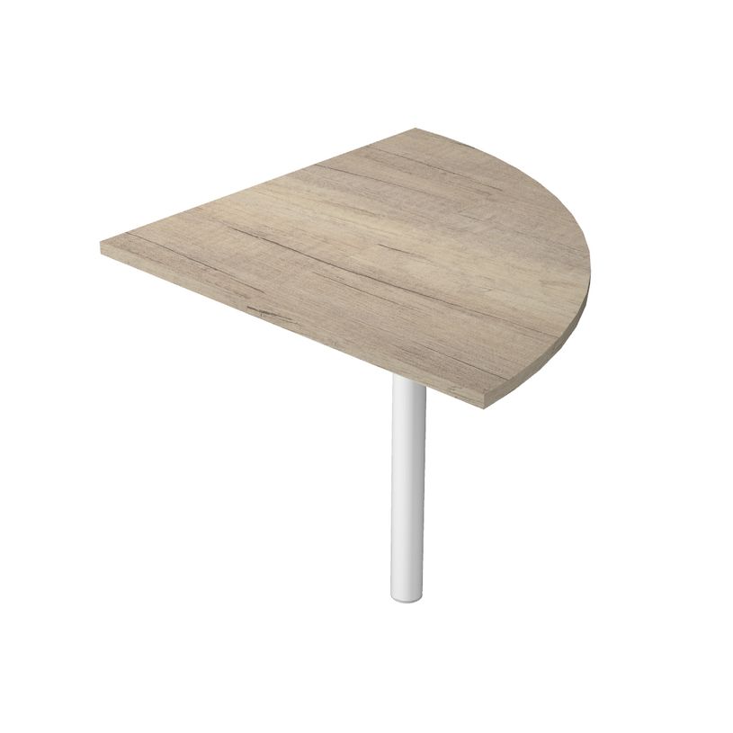 0404052241259-Angle de liaison à 90° pour Bureau Trend - pied blanc - plateau imitation chêne canadie-P_405224125_1-0