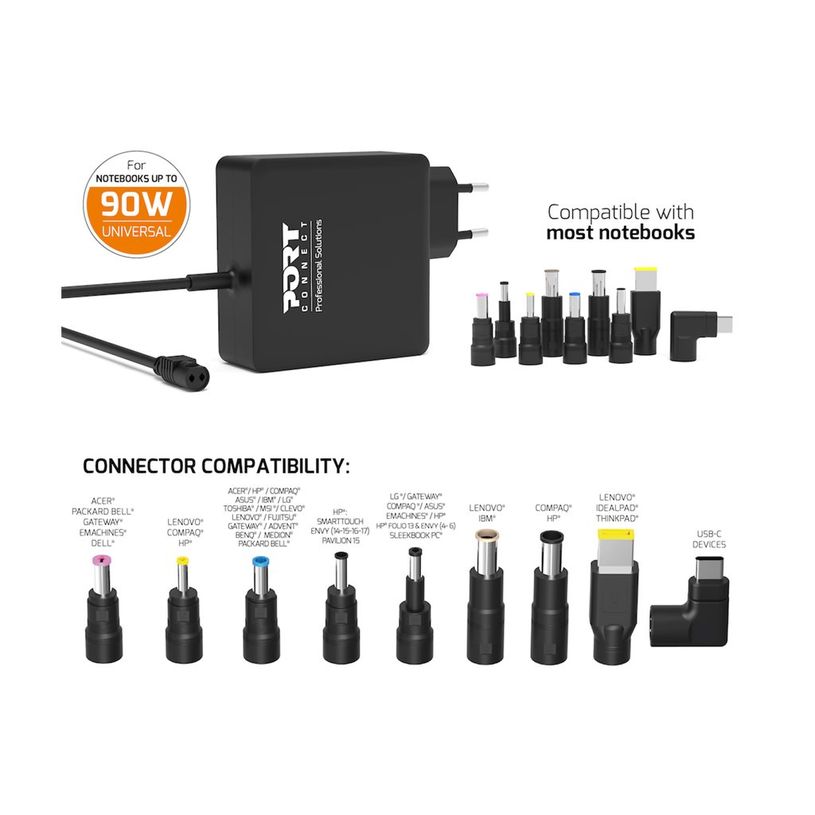3567042030916-PORT Connect - Chargeur secteur universel - 90 Watt -P_405224208_3-2