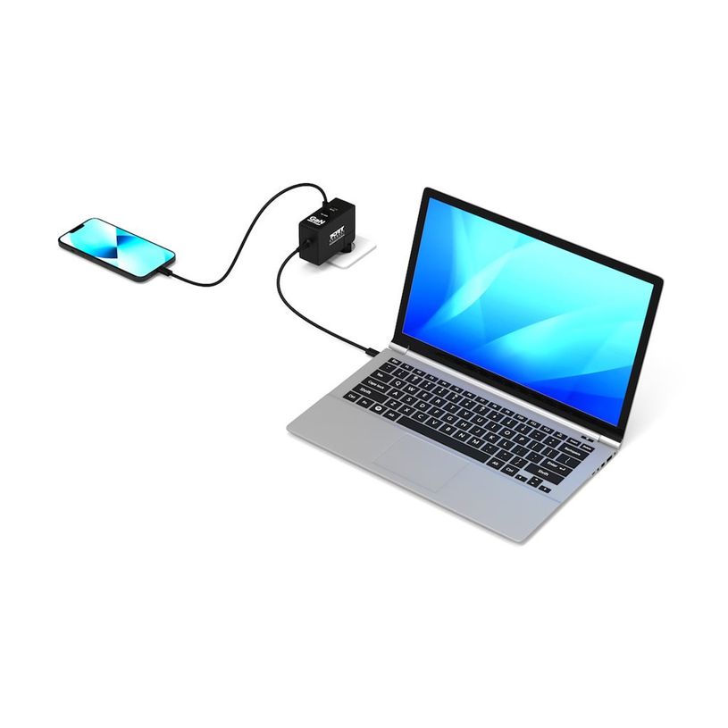 3567049021030-PORT Connect - Chargeur secteur universel USB-C et USB-A Quick Charge - GaN 100 Watt -P_405224211_10-10