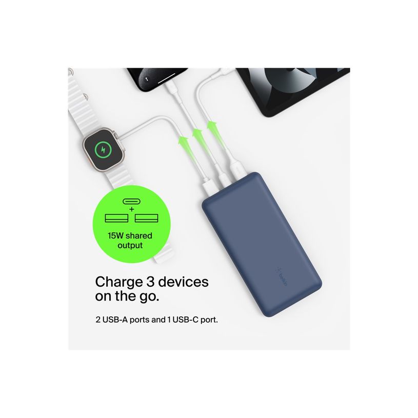 745883837700-Belkin BOOST CHARGE - Batterie externe - 20000 mAh - 3 connecteurs de sortie (2xUSB-C & 1-P_405224225_24-24