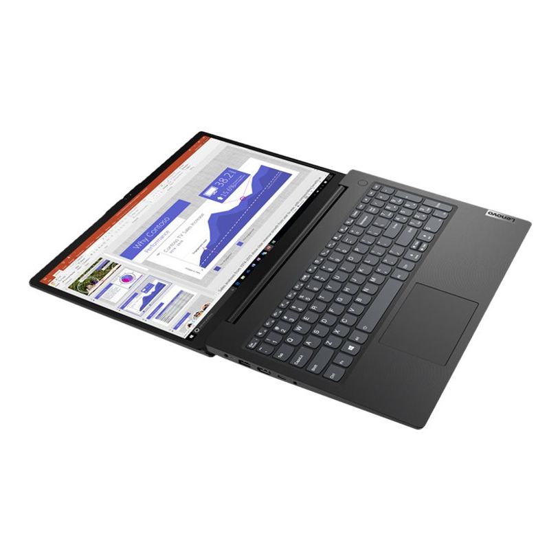 0196804551296-Lenovo V15 G2 IJL 82QY - Conception de charnière à 180 degrés - Intel Celeron - N4500 / jusqu'à 2.8 GHz - Win 11 Home - UHD Graphics - 8 Go RAM - 256 Go SSD NVMe - 15.6" TN 1920 x 1080 (Full HD) - Gigabit Ethernet - Wi-Fi 5-P_405224266_4-3