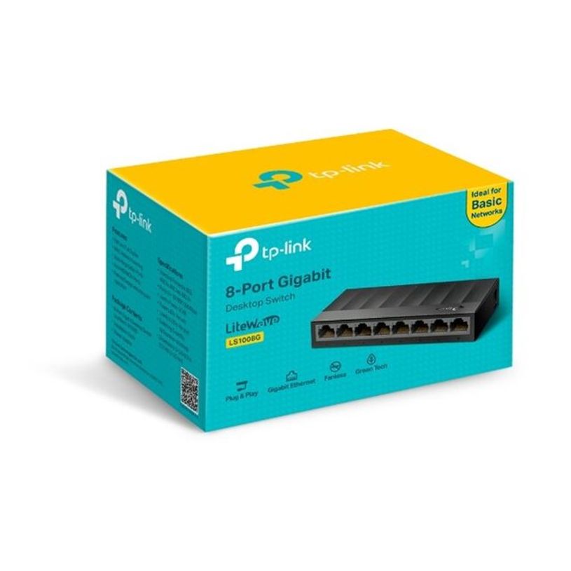 6935364085476-TP-Link LiteWave LS1008G - Conmutador - sin gestionar - 8 x 10/100/1000 - sobremesa, monta-P_405224271_8-5