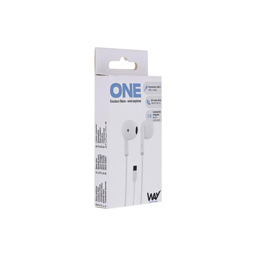 3303170115152-T'nB WAY - Écouteurs filaire avec micro - blanc-P_405224273_5-4