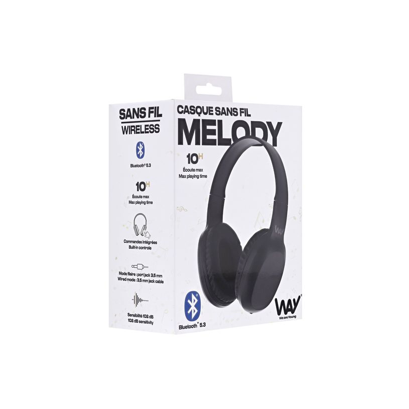 3303170113165-T'nB Melody Casque - Écouteurs sans fil avec micro - noir-P_405224278_7-6