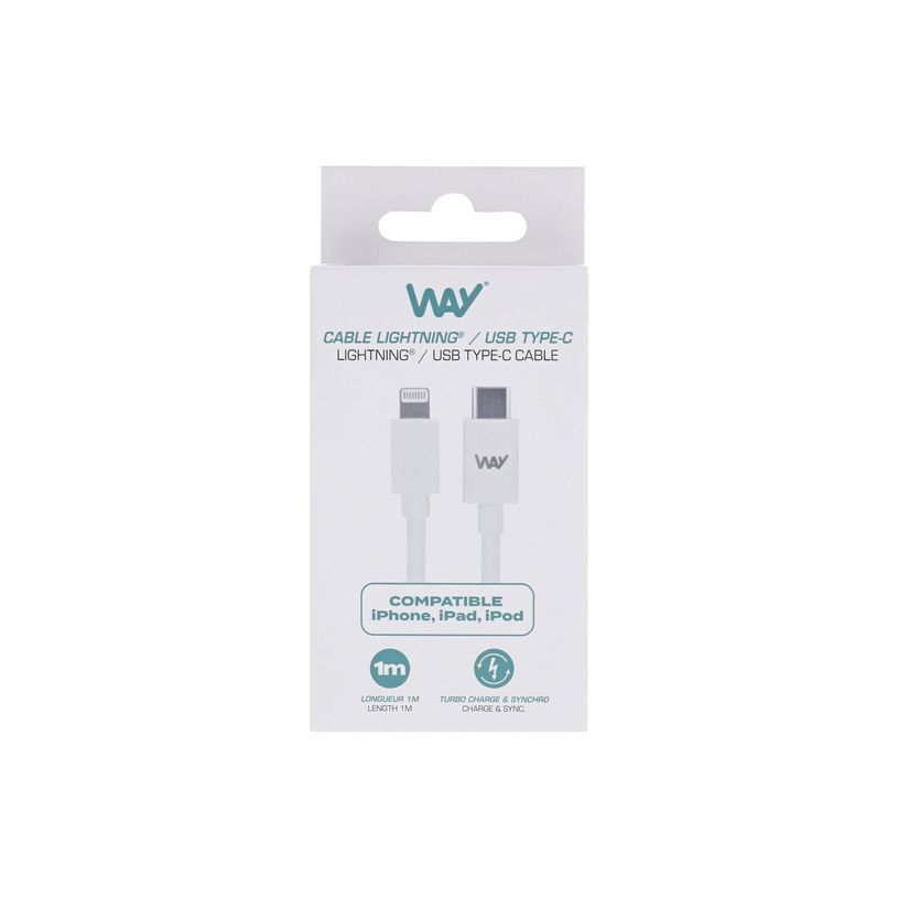 3303170111871-T'nB - Câble Lightning - 1 m - blanc-P_405224284_2-3