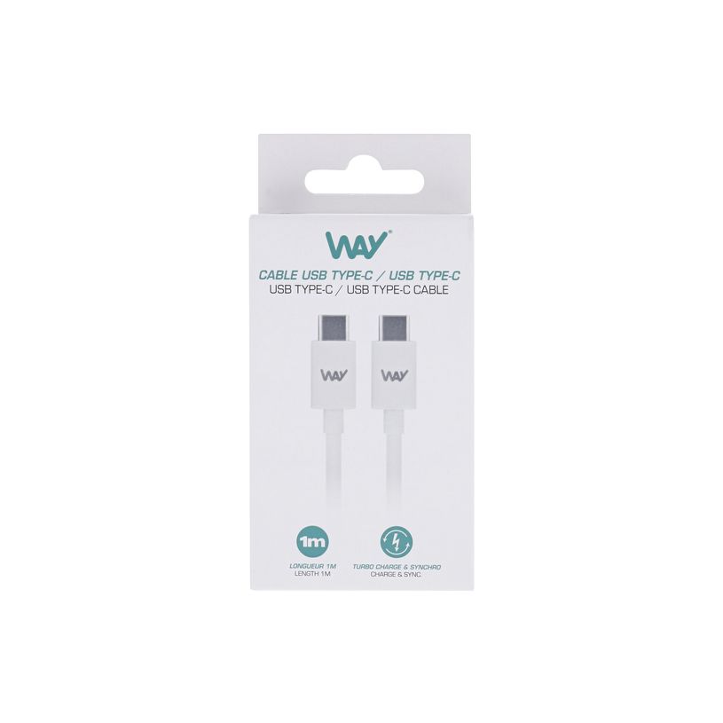 3303170111888-T'nB - Câble USB-C - 1 m - blanc-P_405224285_3-3