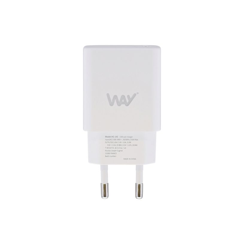 3303170114582-T'nB - Chargeur secteur - 20 Watt - 3 A -blanc-P_405224286_5-1