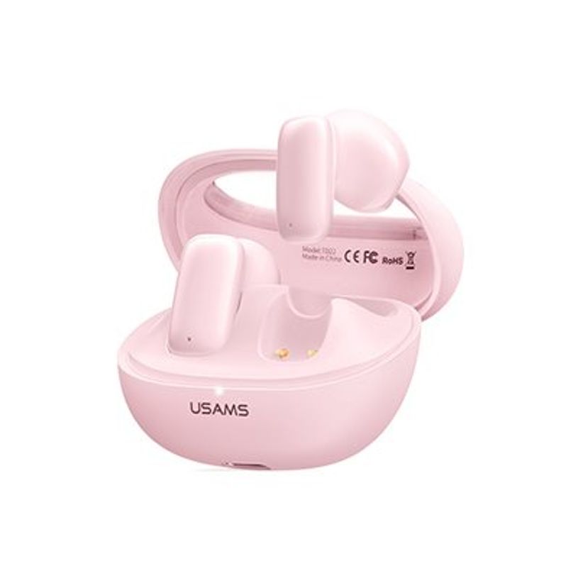 6958444910215-USAMS TD Series TD22 - Écouteurs sans fil avec micro - rose-P_405224303_9-5