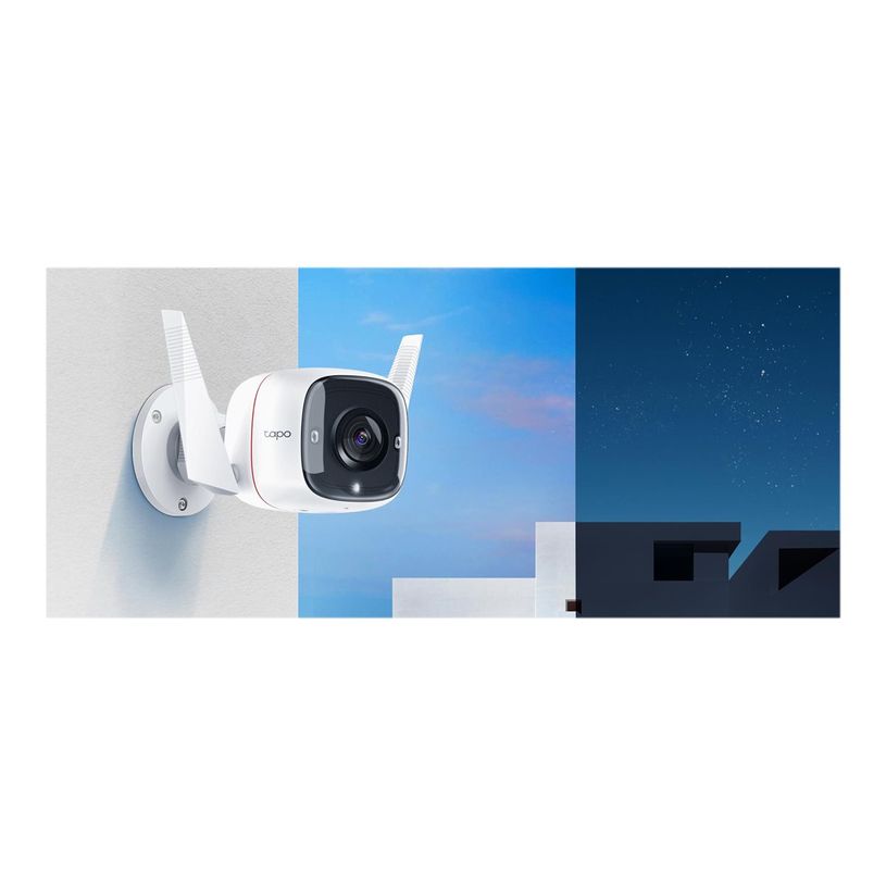 4897098687635-TP-Link TC65 V1 - Caméra de surveillance extérieur - audio - sans fil - Wi-Fi - blanc-P_405224331_4-5