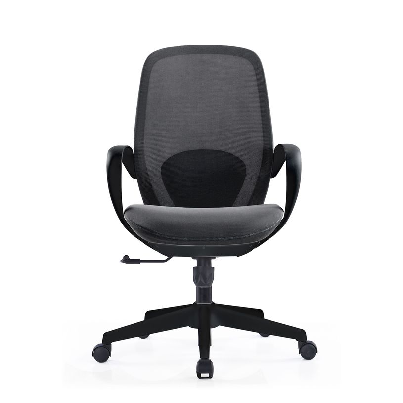 3760388580767-Fauteuil de bureau RIO - accoudoirs fixes - noir-P_405224434_1-0