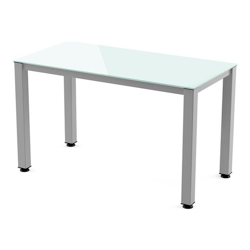 8427951200068-Rocada Executive - Table - rectangulaire - blanc - gris, RAL 9006 base-P_405224468_1-0