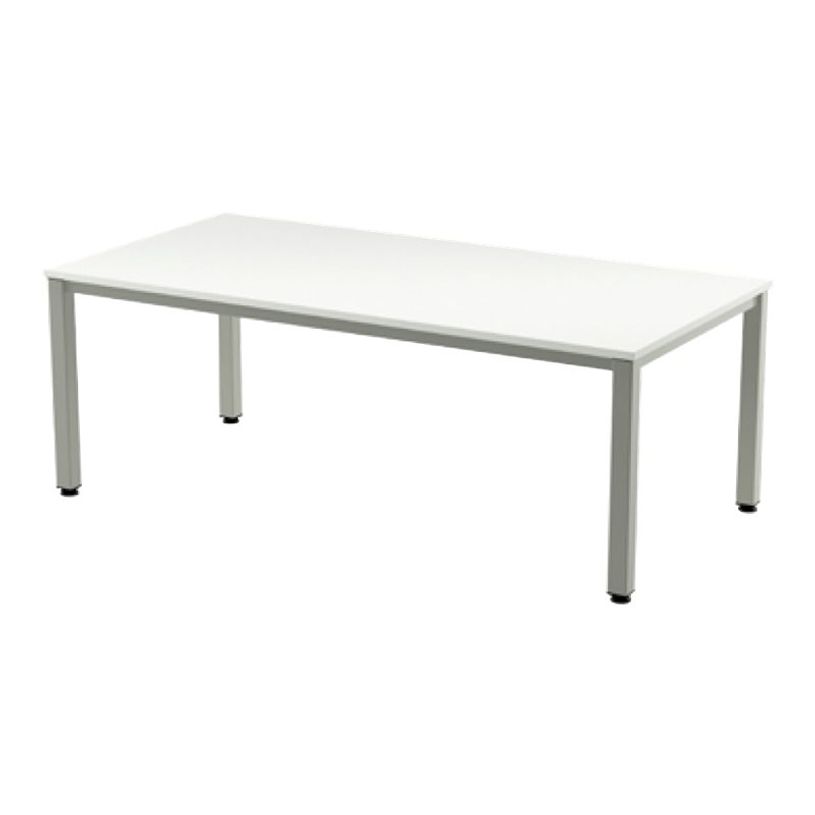 8427951990884-Rocada Executive - Table - rectangulaire - blanc - gris, RAL 9006 base-P_405224576_1-0