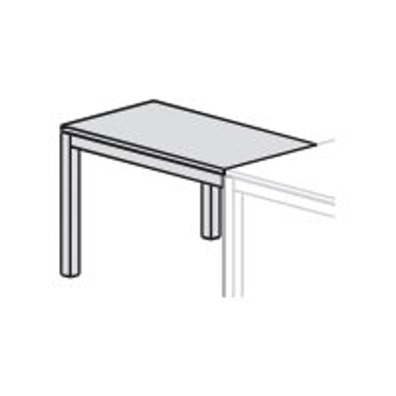 8427951011367-Rocada Executive - Bureau de retour - rectangulaire - blanc - anthracite base-P_405224650_1-0