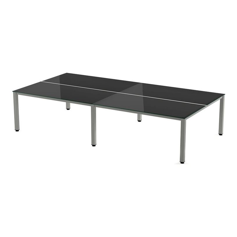 8427951220417-Rocada Executive - Table - rectangulaire - noir - aluminium base-P_405224719_1-0