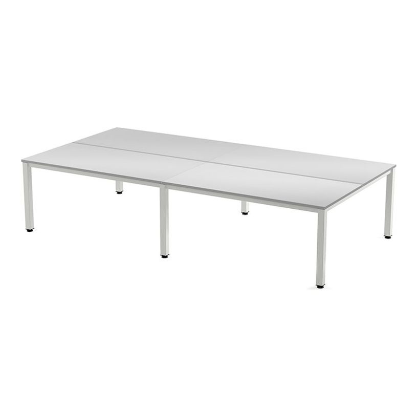 8427951222046-Rocada Executive - Table - rectangulaire - gris - blanc, RAL 9003 base-P_405224729_1-0