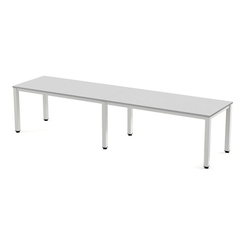 8427951222091-Rocada Executive - Table - rectangulaire - gris - blanc, RAL 9003 base-P_405224750_1-0