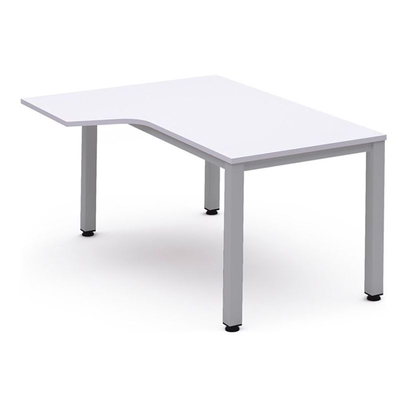 8427951991607-Rocada Executive - Table - en L (gauche) - blanc - aluminium base-P_405224819_1-0