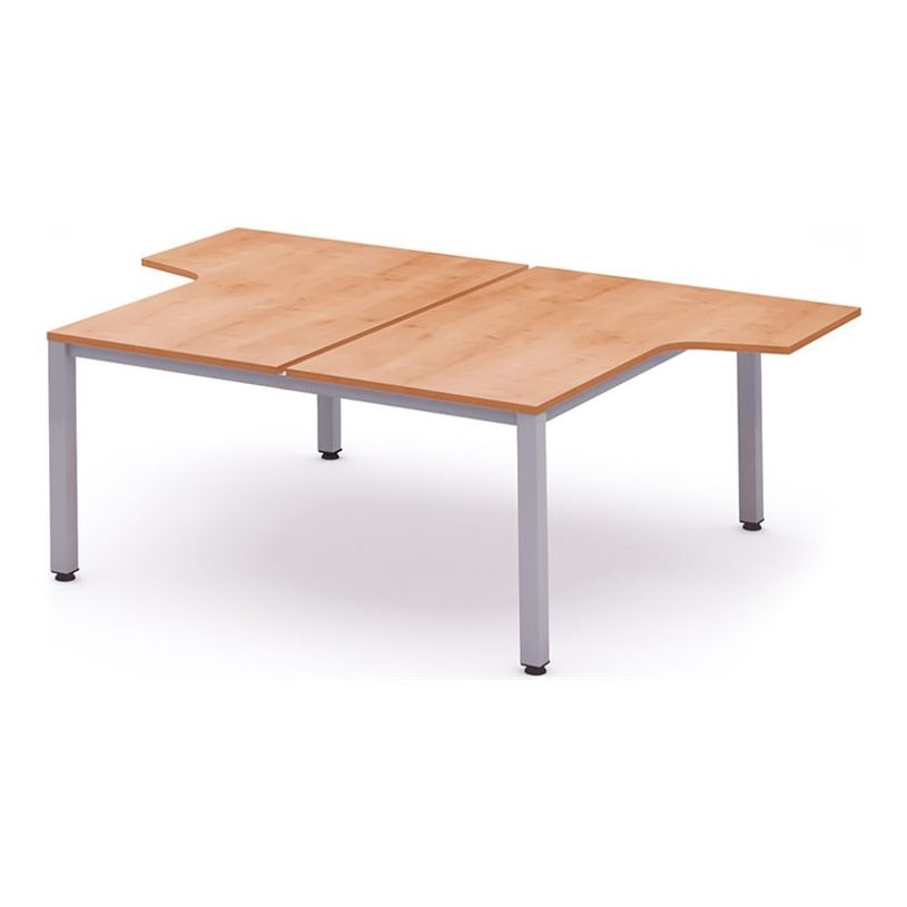 8427951220585-Rocada Executive - Table - en forme de L - chêne - gris, RAL 9006 base-P_405224832_1-0