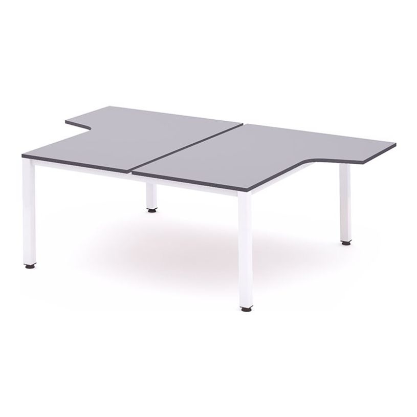 8427951930910-Rocada Executive - Table - en forme de L - gris - blanc, RAL 9003 base-P_405224834_1-0