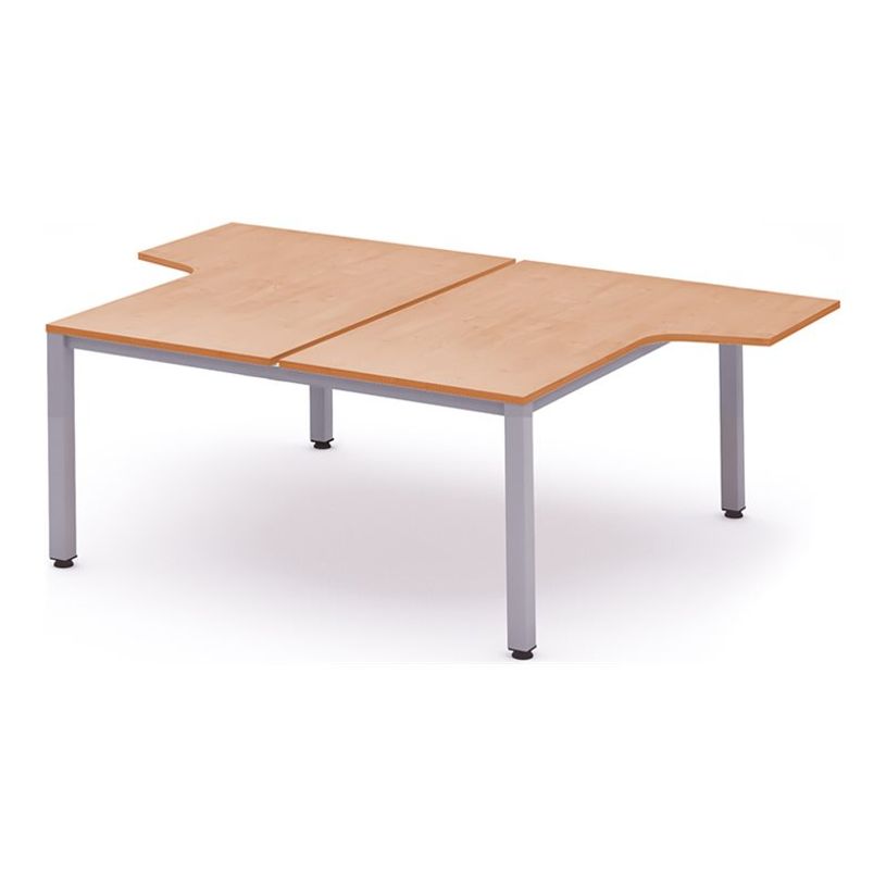 8427951220615-Rocada Executive - Table - en forme de L - hêtre - gris, RAL 9006 base-P_405224841_1-0